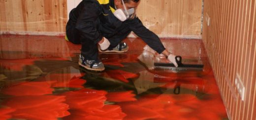 Делаем наливной пол своими руками — Полезная информация