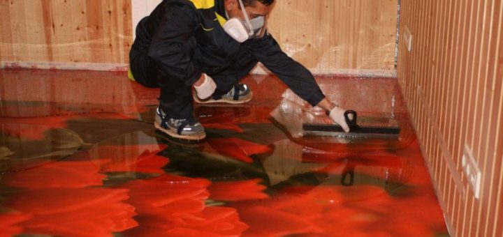 Делаем наливной пол своими руками — Полезная информация